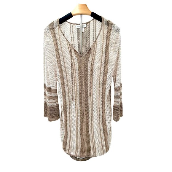 Christopher Banks Tunic Style Sweater with waffle texture - Picture 1 of 2
